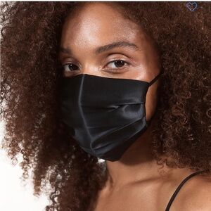 slip Black Reusable Face Covering sold in SAKS